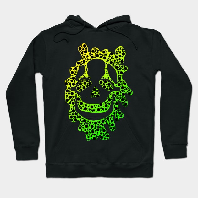 Toxic Skull (Yellow & Green) Hoodie by Not Meow Designs 